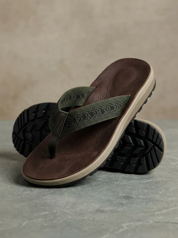 Webbing-Strap Adventure Men's Casual Flip Flops