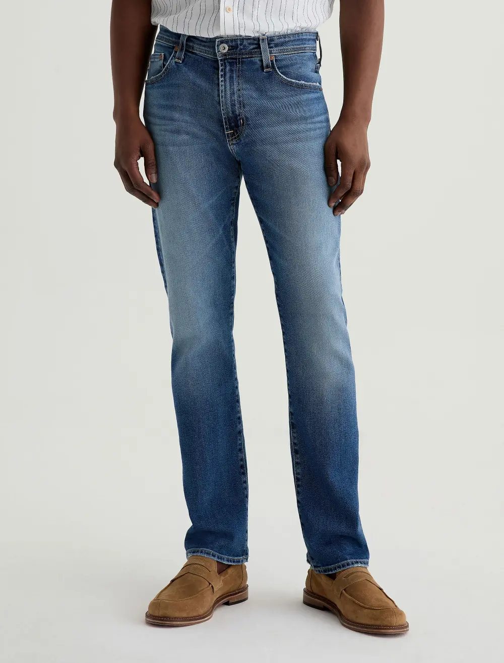 Men's Slim Straight Flexible Jeans