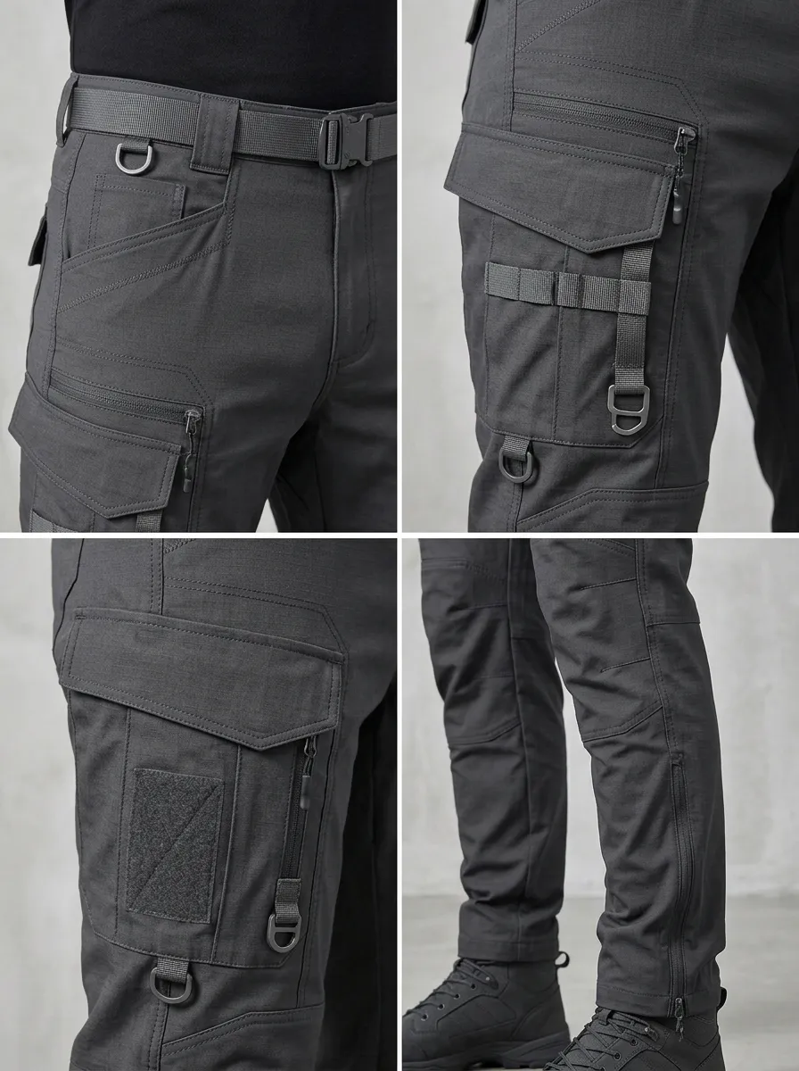 Men's Workwear Tactical Outdoor Multi-Pocket Cargo Pants