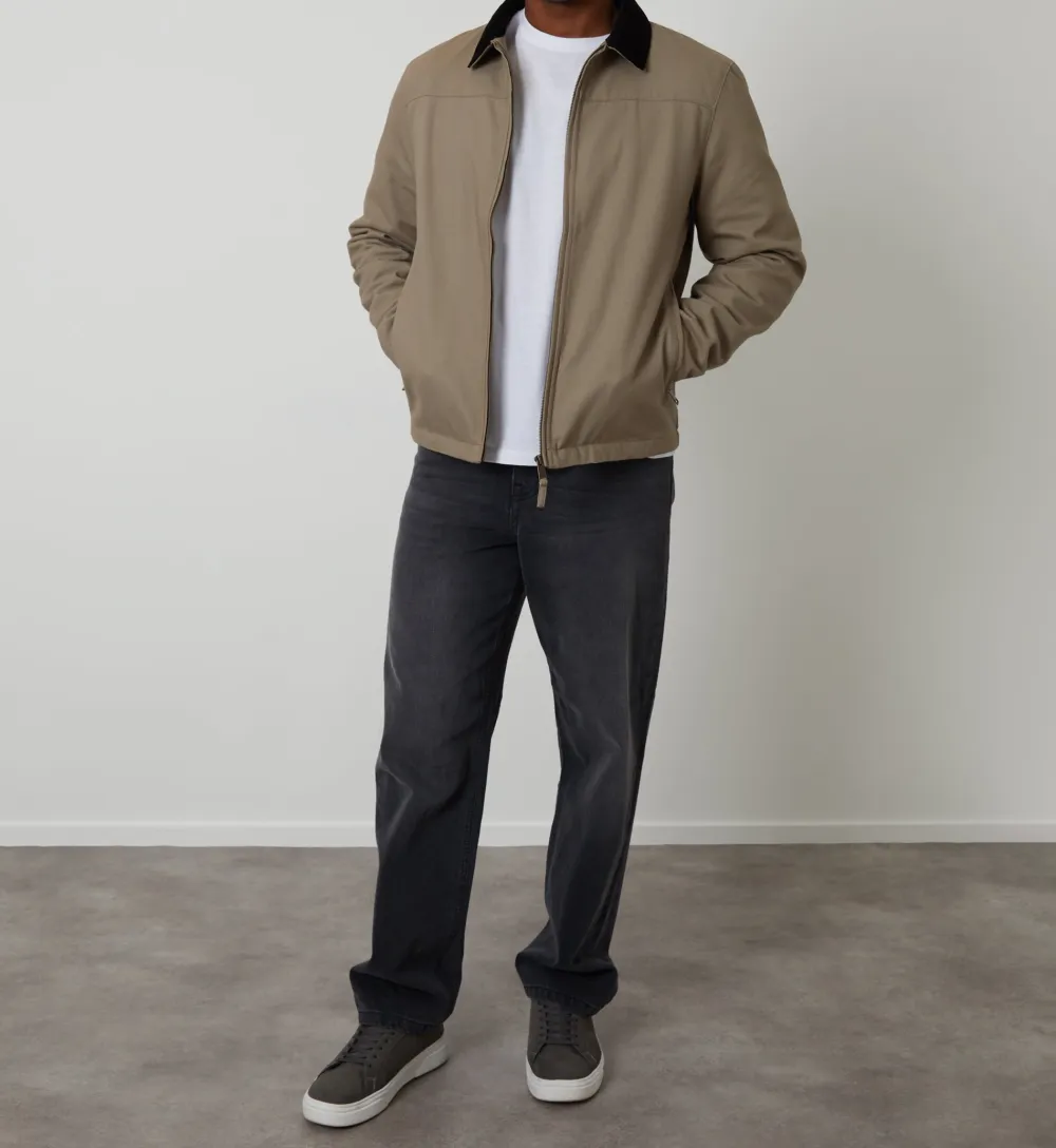 Men's Mushroom Lightweight Quilted Jacket