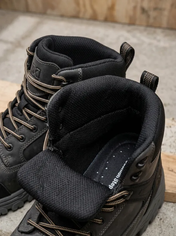 Contractor Leather-Look Men's Waterproof Work Boots