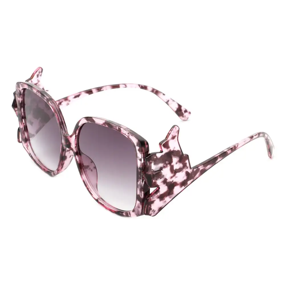 Layered Square Frame Sunglasses