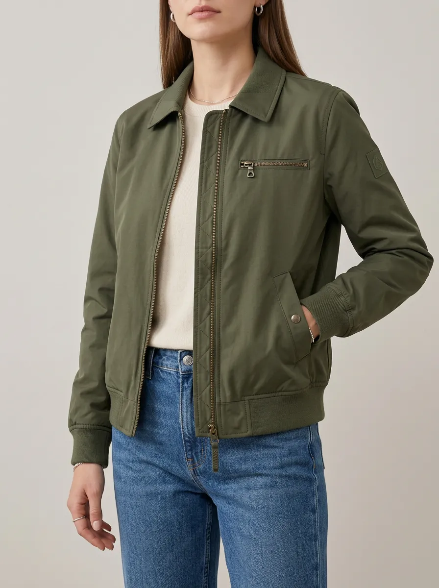 Classic Quilted Women's Casual Jacket