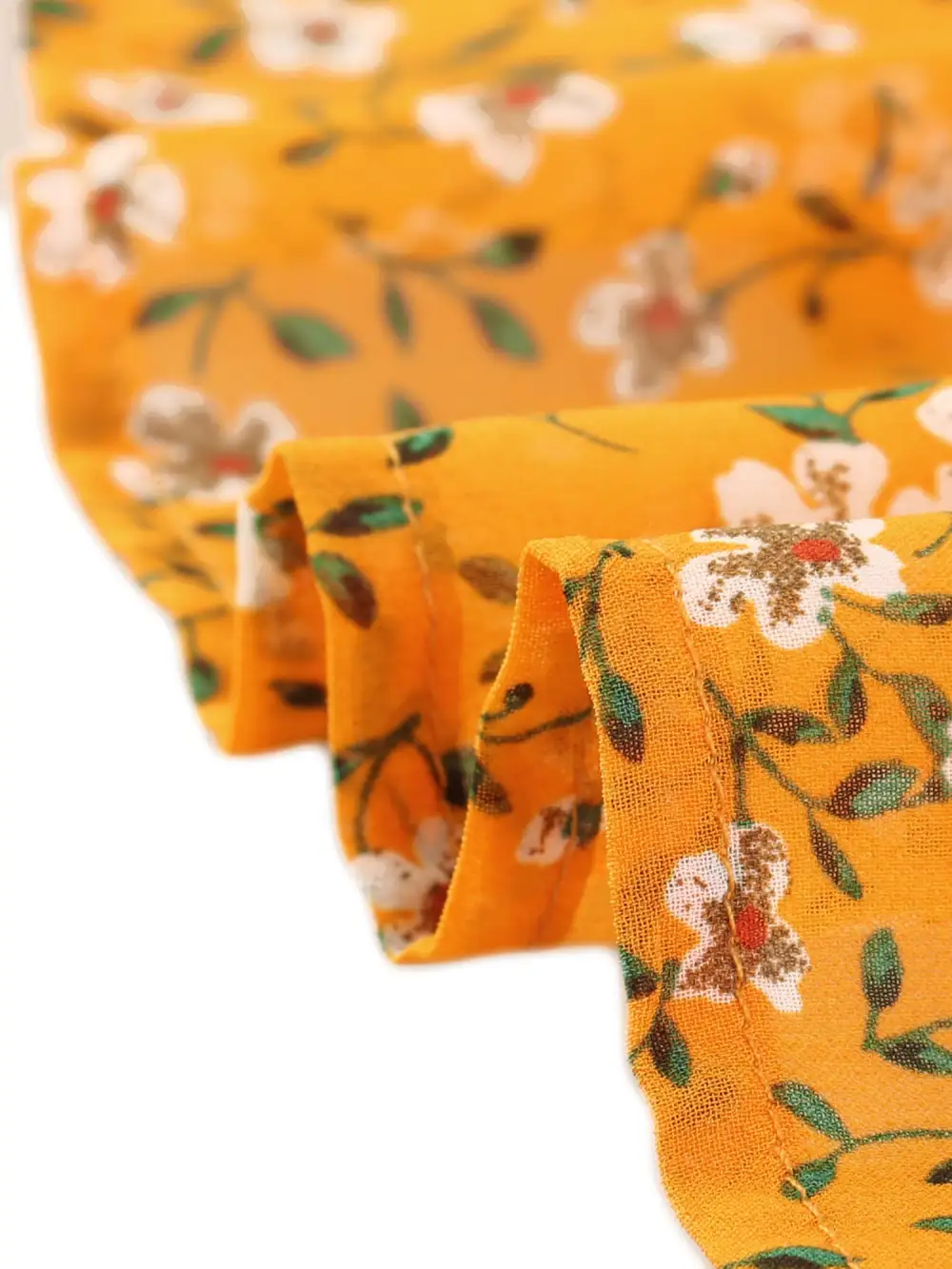 Chiffon Floral-Print Long Tiered Ruffle Boho Midi Skirt