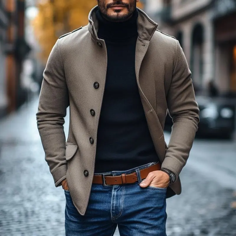 Wool Tailored Coat