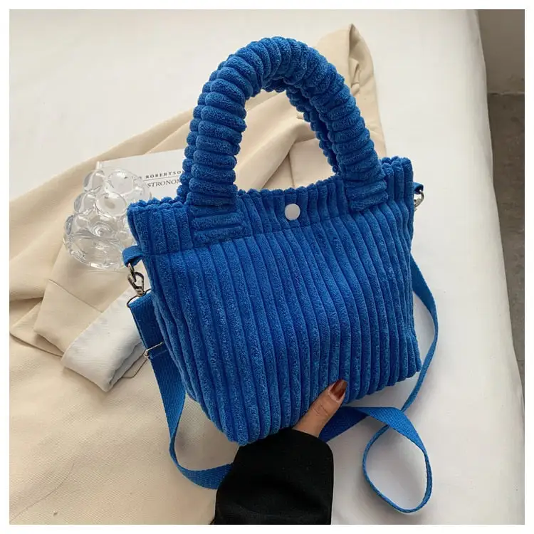 Chic Corduroy Crossbody Bag