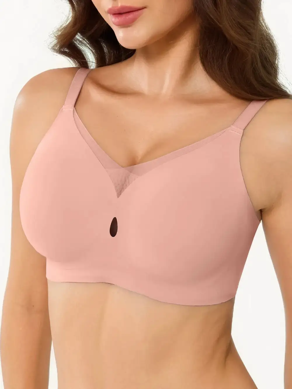 Seamless Breathable Contour Plunge Bra