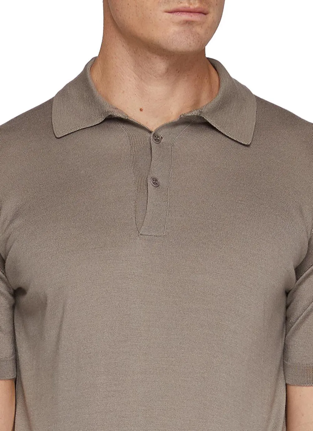 Daily Breathable Soft Beige Polo Shirt