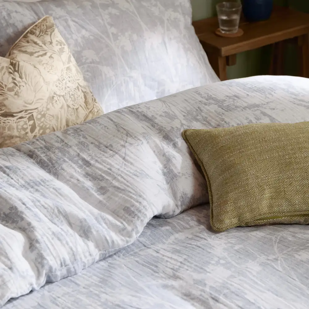 Softly Styled Bedroom Reversible Floral Cotton Duvet Cover Set