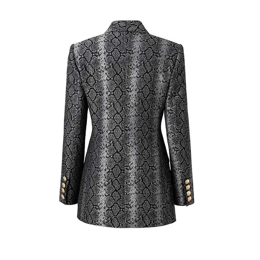 Jacquard Animal Slim Fit Blazer