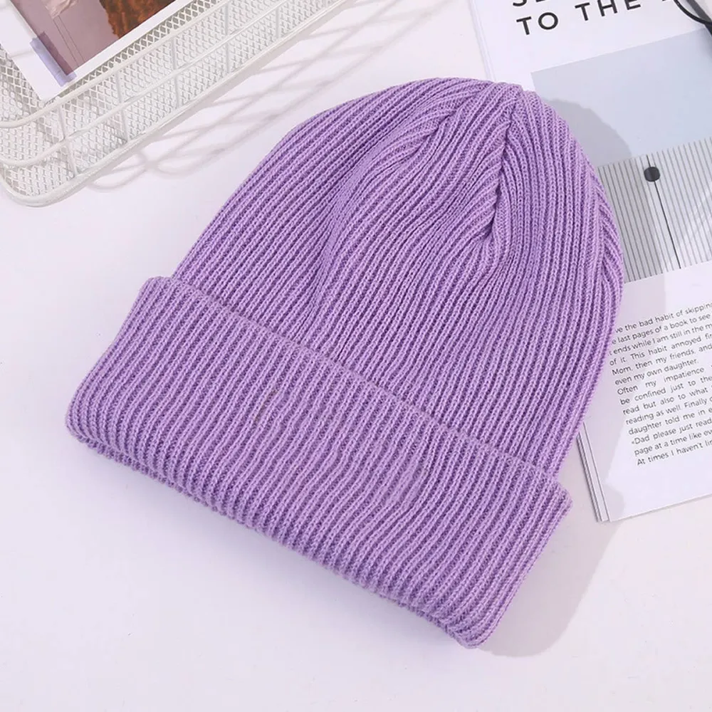 Faux Fur Knit Beanie