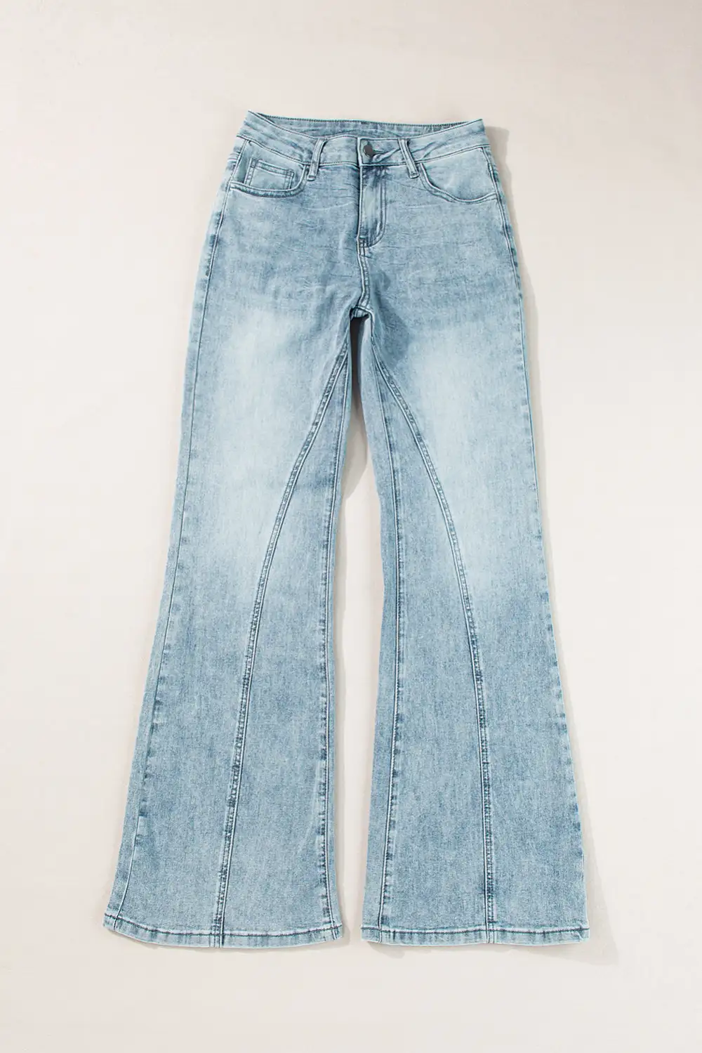 Balanced Fit Knit Denim Jeans