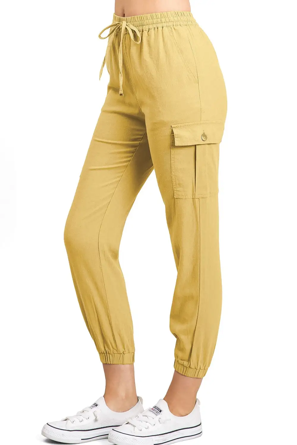 Linen Joggers with Pockets