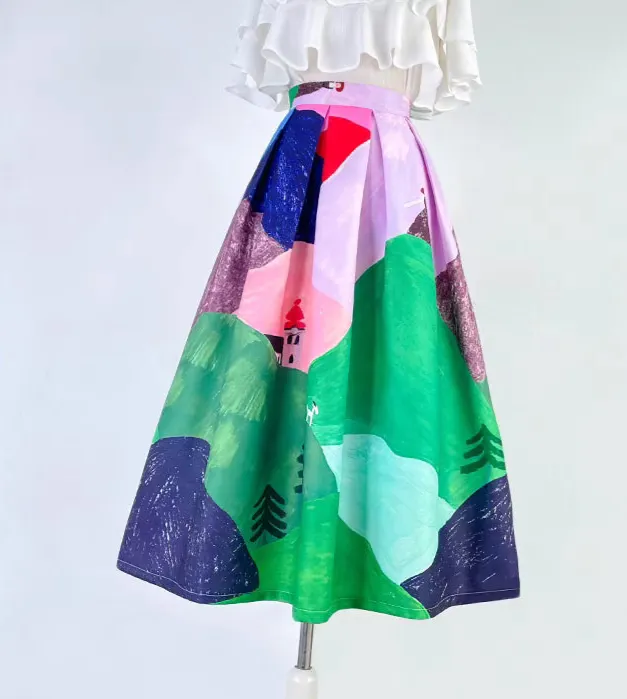 Subtle Festival Everyday Casual Skirt