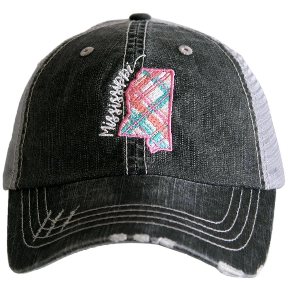 Mississippi Pastel Plaid Hat