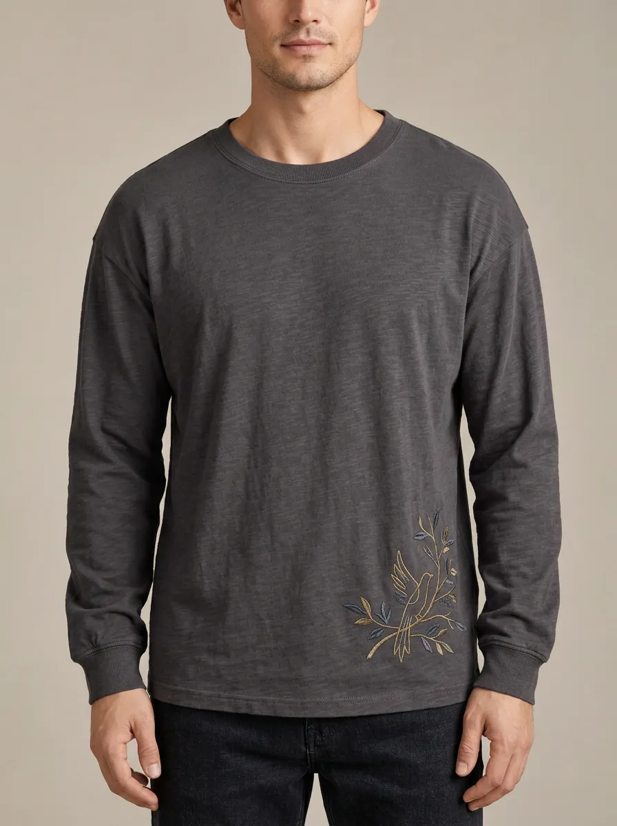 Men's Long Sleeve Essential Elevated Shirt