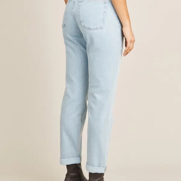 Women's Modern Boyfriend Girlfriend High Waist Jeans
