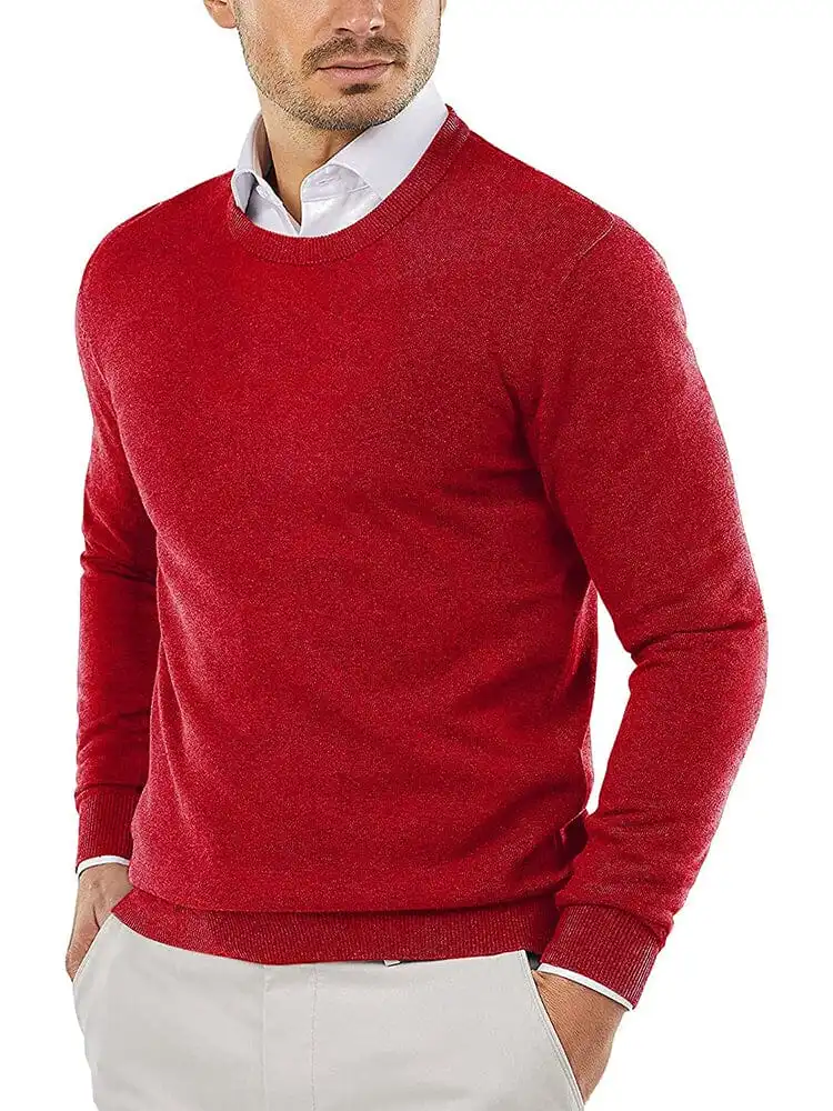 Ribbed Knit Open Stitch Sweater