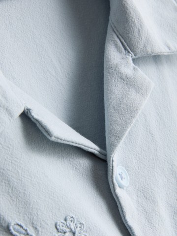 1.5-12yrs | The Edit Cotton Floral Embroidered Shirt detail 3