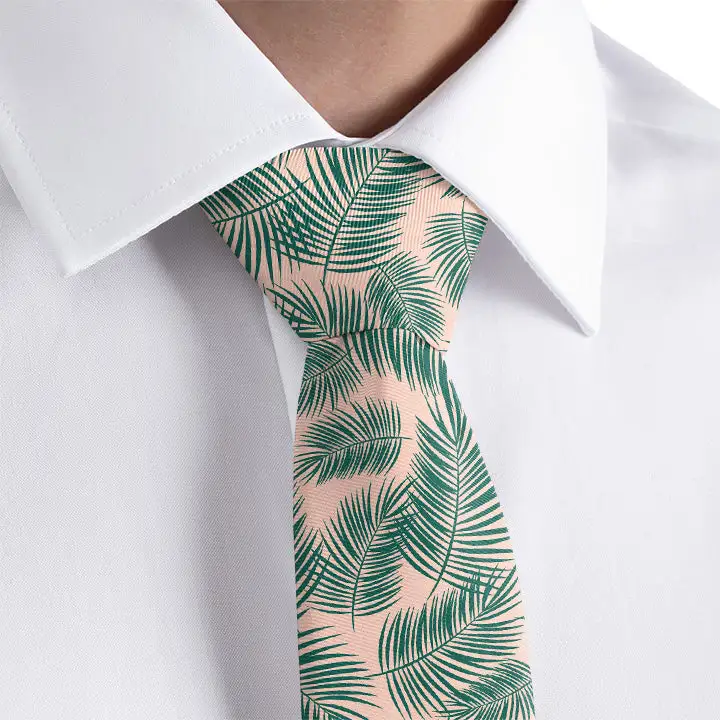 Palm Leaf Pattern Necktie