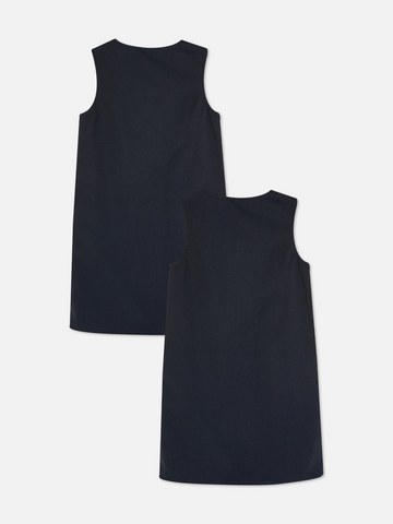 4-7yrs | 2pk Pleated School Pinafore Dresses detail 1