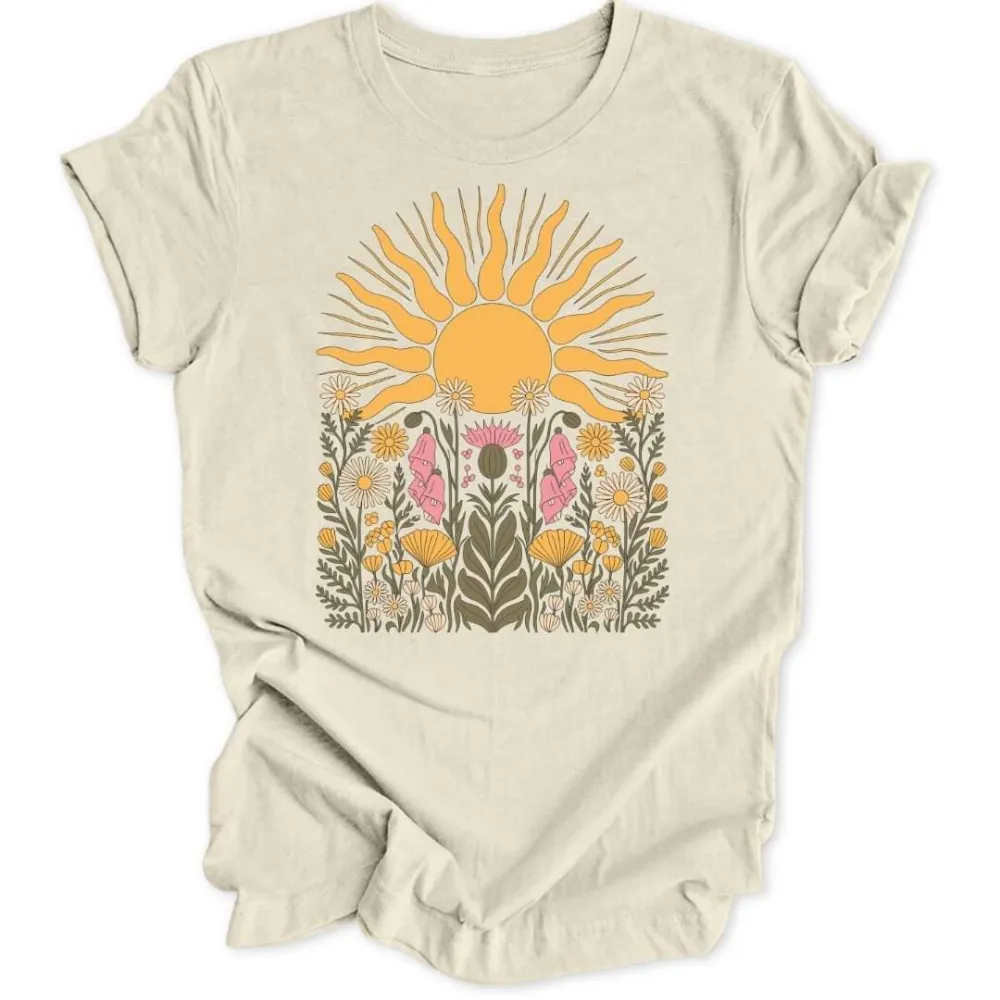Folky Sun Unisex T-Shirt