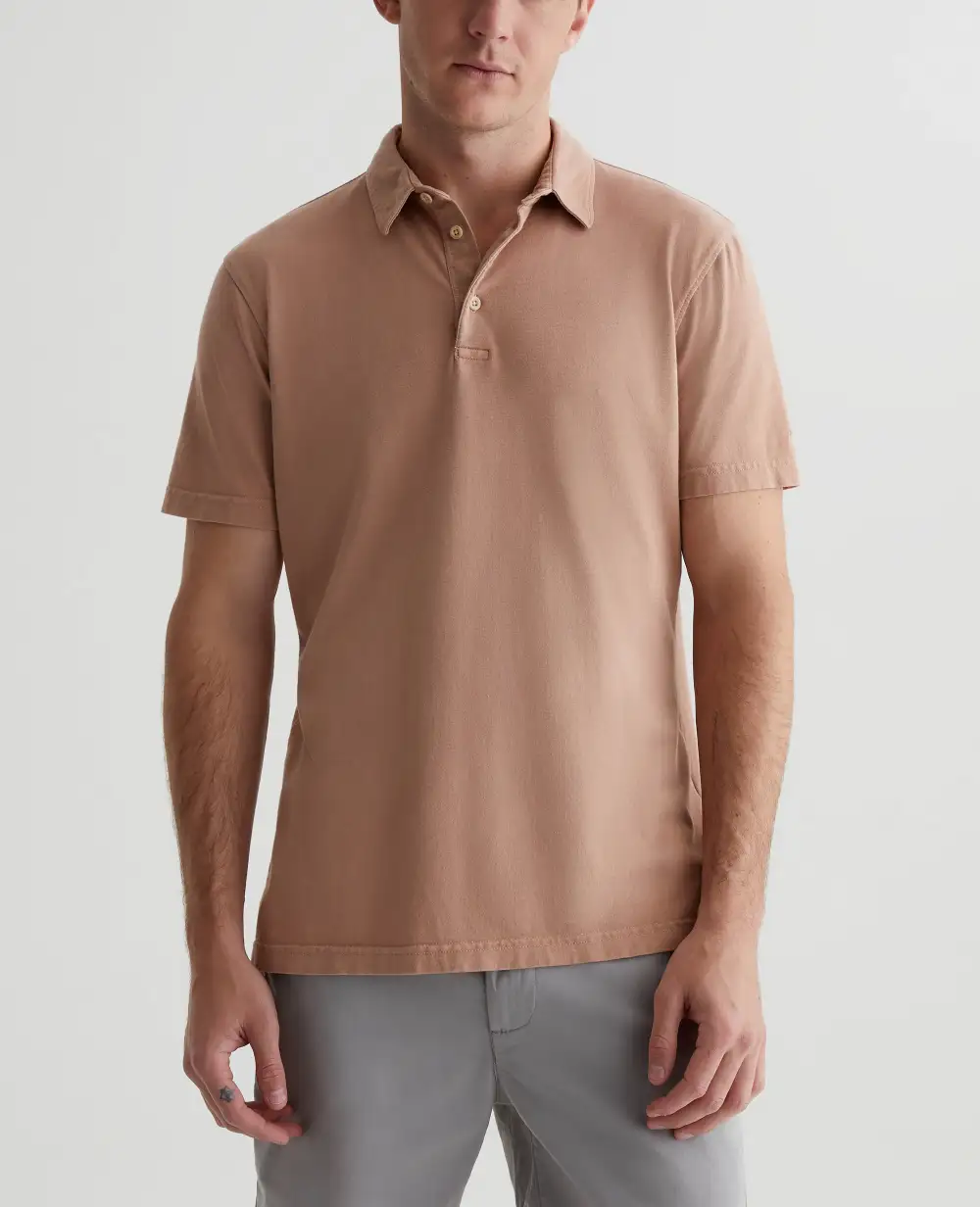 Men's Short Sleeve Cotton Jersey Polo Shirt