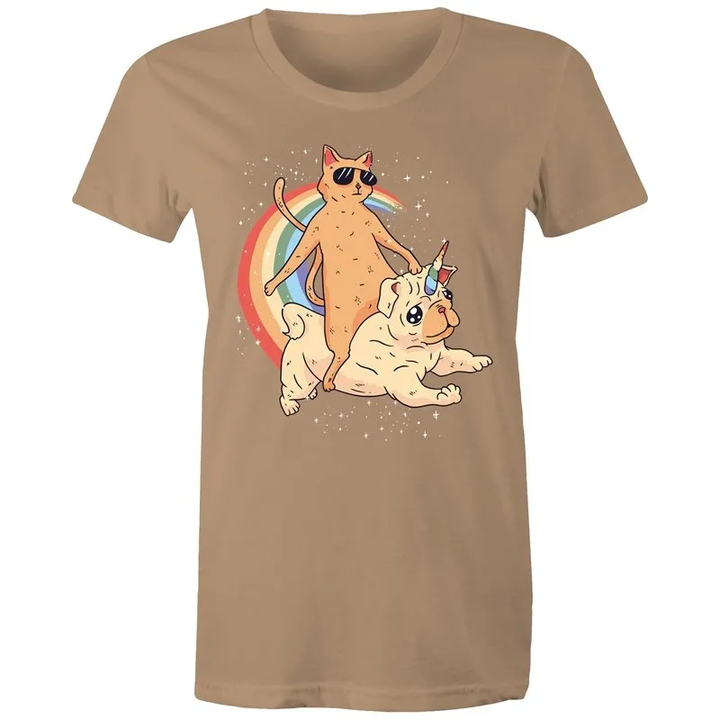 Cat Unicorn Pug T-Shirt