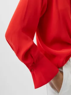 Soft Luxe Cutout Lace-Up Shirt