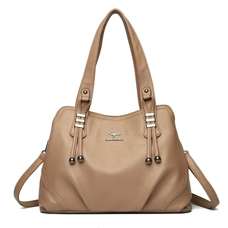 Modern Softness: Minimalist Soft Leather Handbag