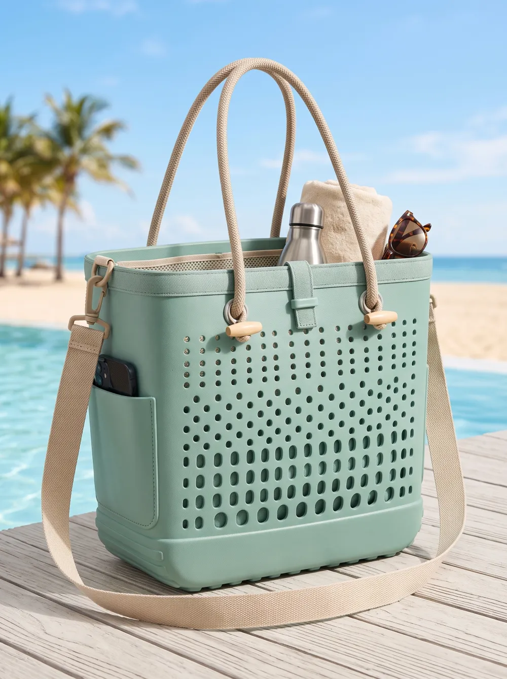 Salt Air Open-Top Beach Carryall