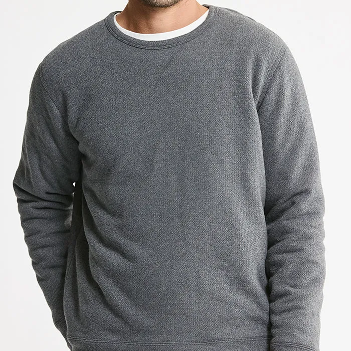 Recycled Jacquard Sherpa Lined Crewneck