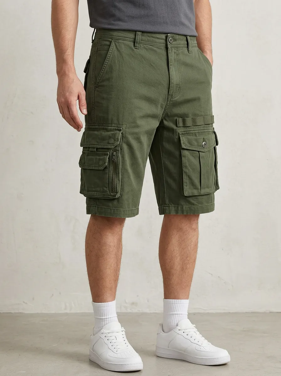 Men's Functional Regular Fit Cargo Shorts