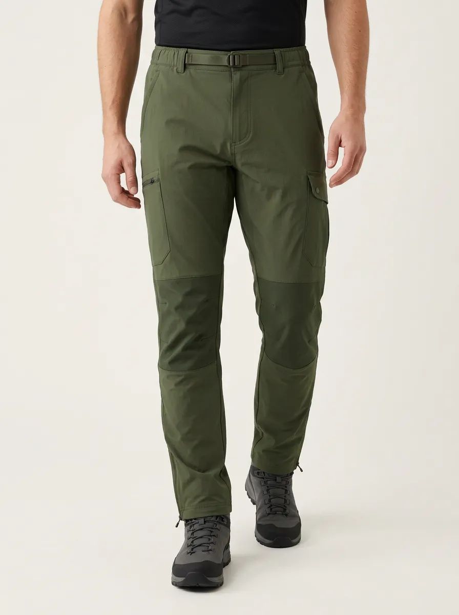 Men's Mountain Print Outdoor Cargo Pants