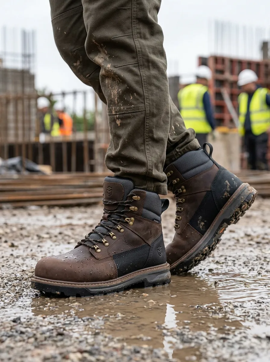 Signature Construction Daily Wear Men' Waterproof Work Boots