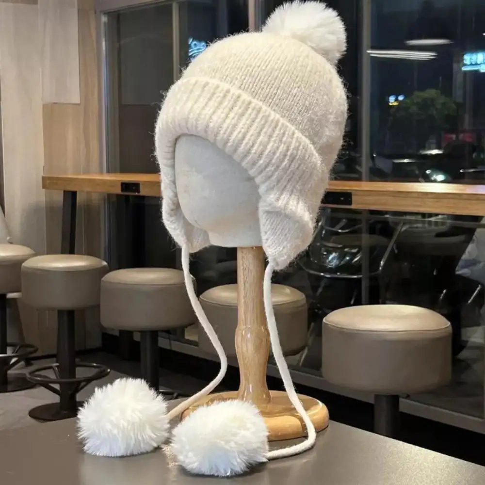 Flap Knit Casual Hat