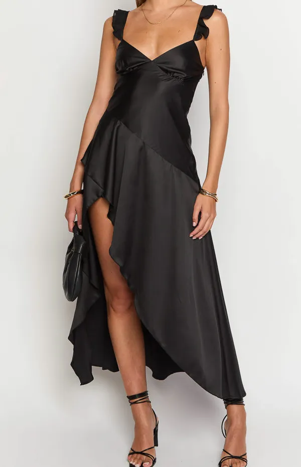 Chic Satin Maxi Dress