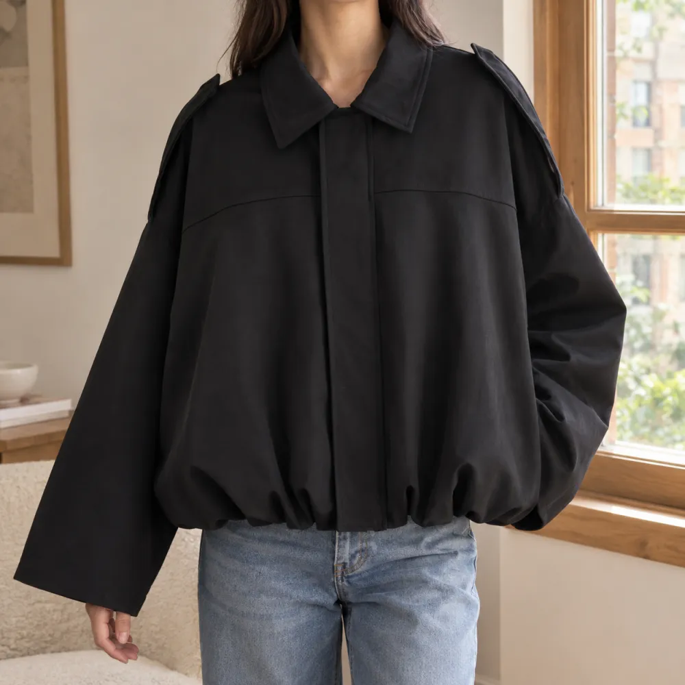 Pointed Collar Jacket
