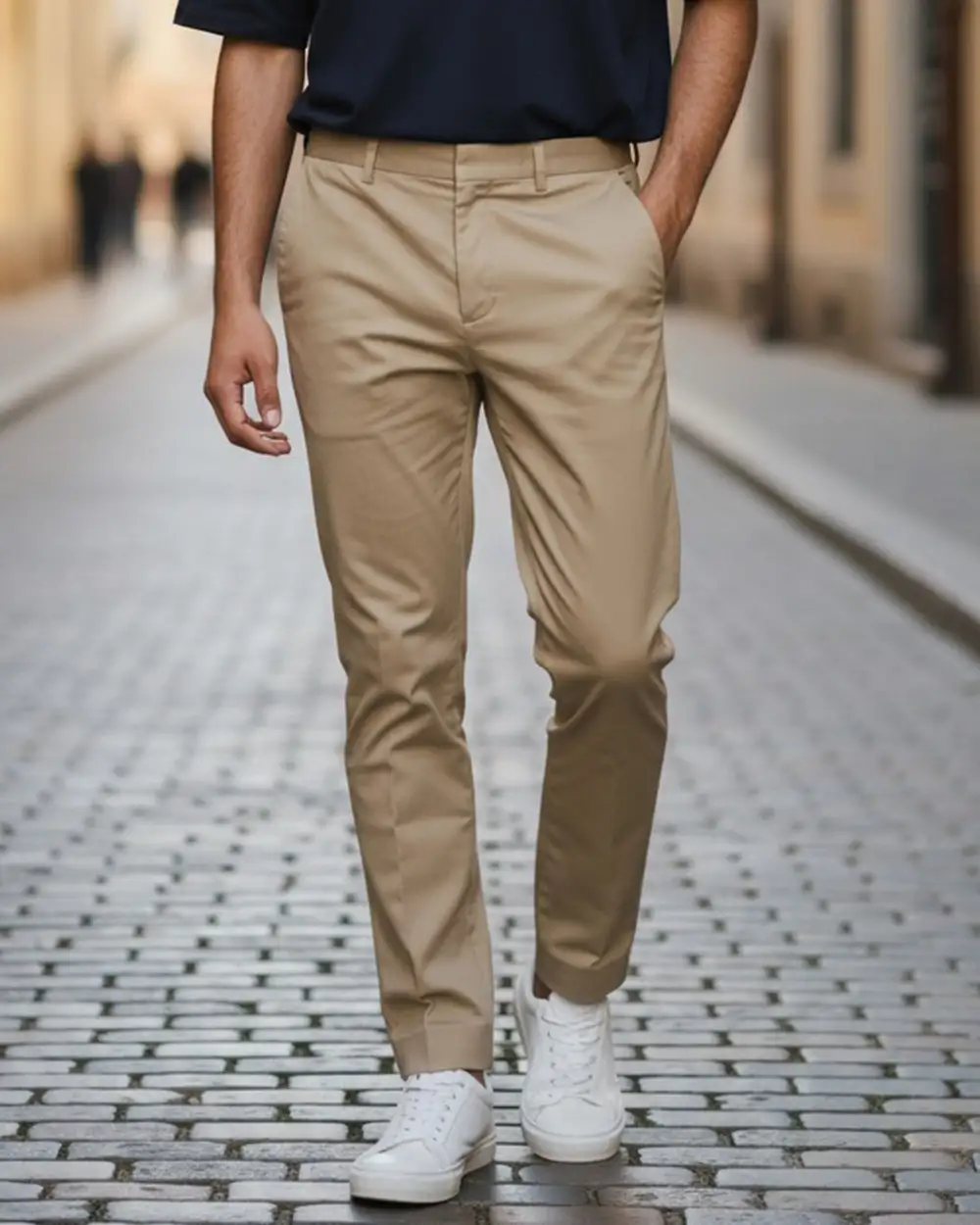 Men's Smart Casual Cotton Dress Pants