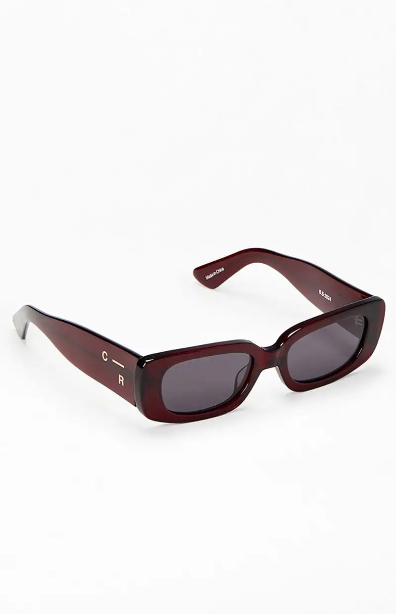 Colour Range Burgundy Y2K Sunglasses