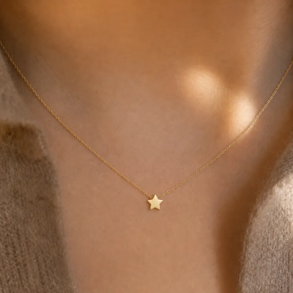 Star Solid Necklace