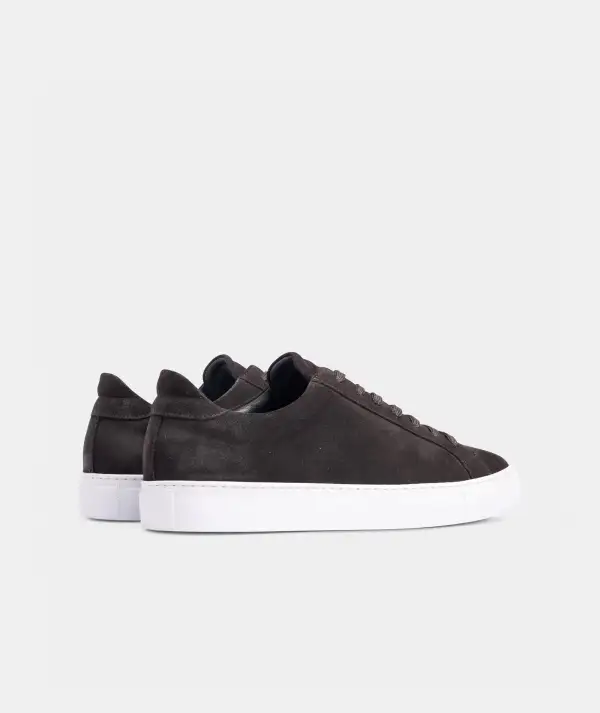 Waxed Suede Sneakers