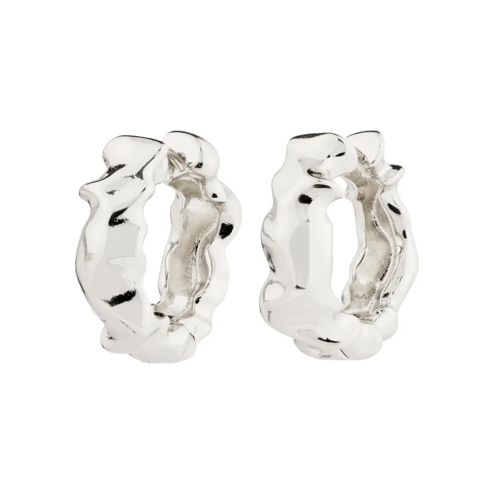 Textured Hoop Earrings