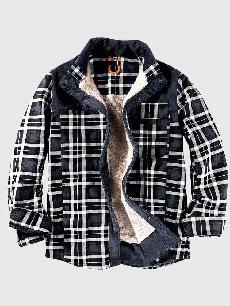 Padded Warm Cotton Flannelette Jacket Coat