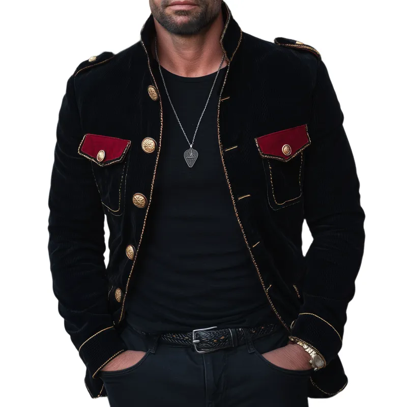 Velvet Tailored Zip Jacket