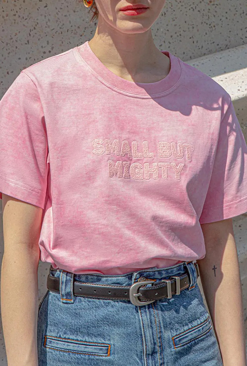 Cotton T-shirt - Pink