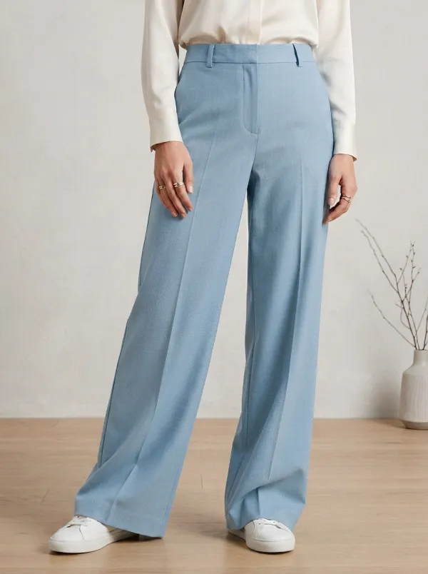 Tailored Relaxed Women's Wide-Leg Trousers