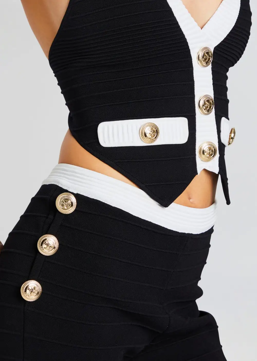 Bandage Knit Vest
