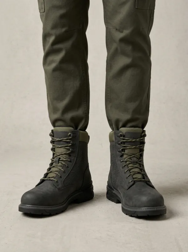 Men's Tactical Wavy Pattern Work Boots
