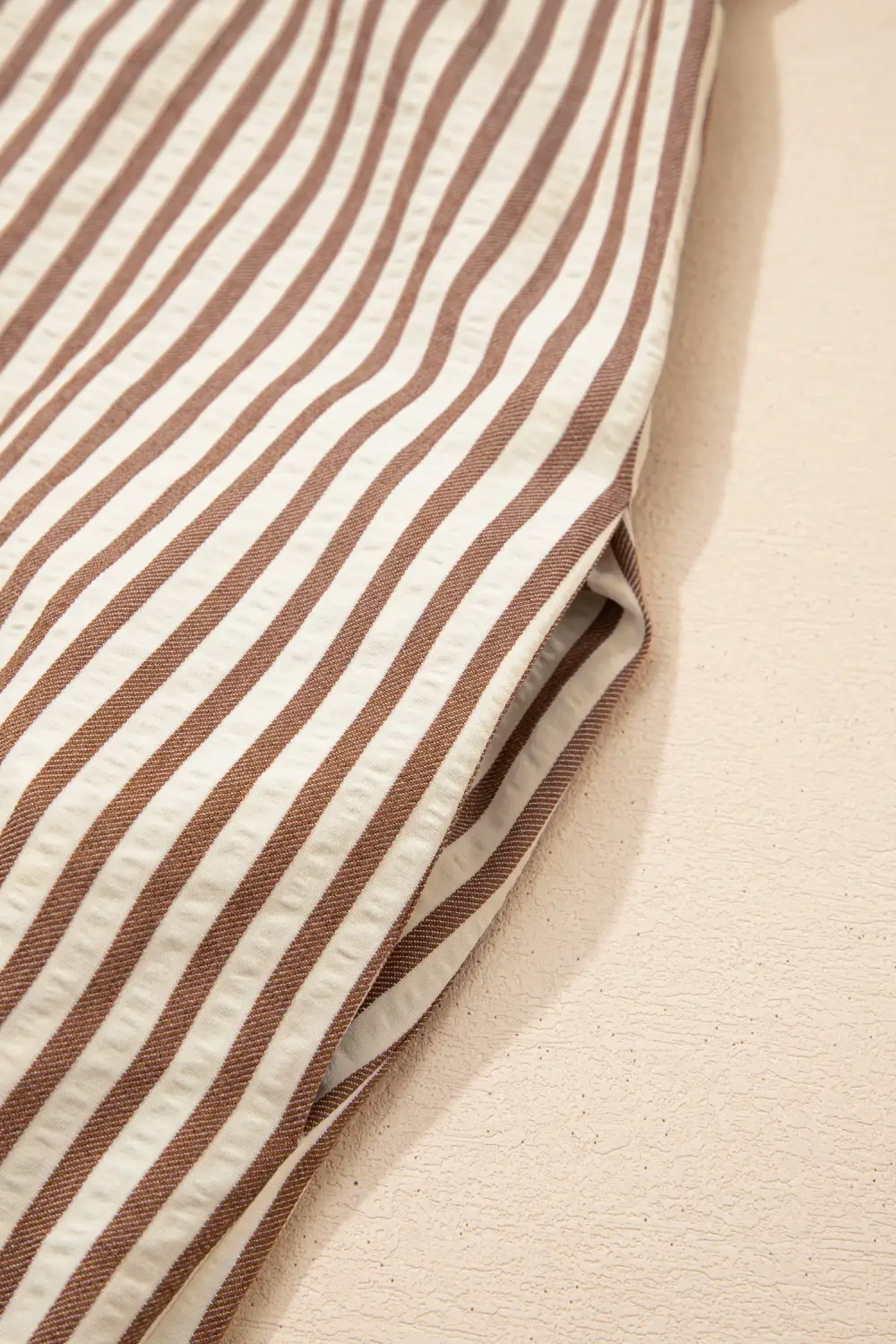 Structured Shape Striped Animal Print Dress